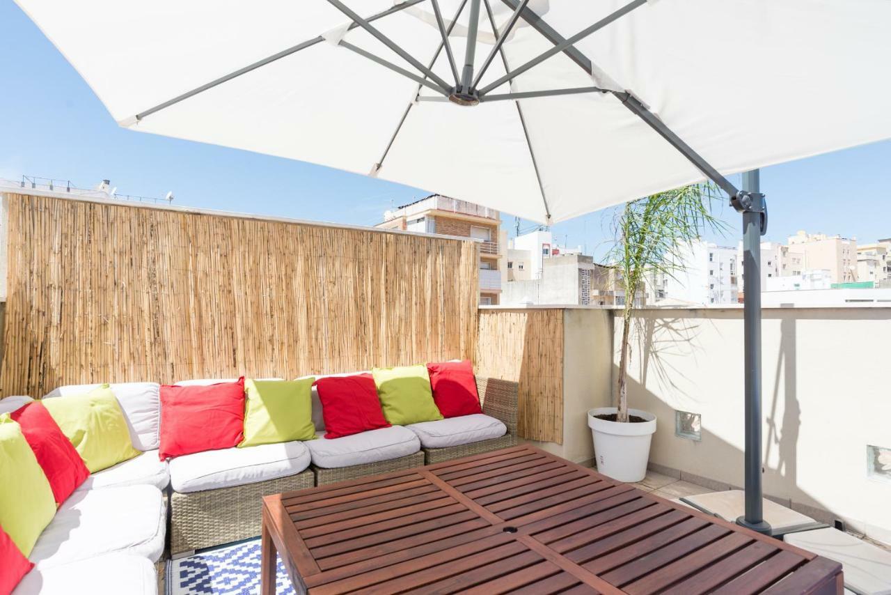 Ma1A-Apt With Rooftops With Palms Close To Old Town Màlaga Exteriér fotografie