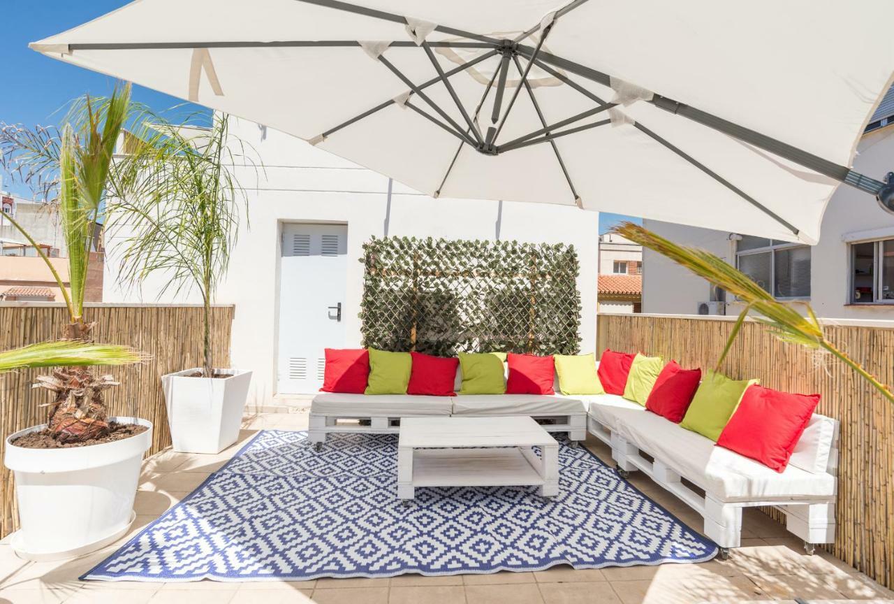 Ma1A-Apt With Rooftops With Palms Close To Old Town Màlaga Exteriér fotografie