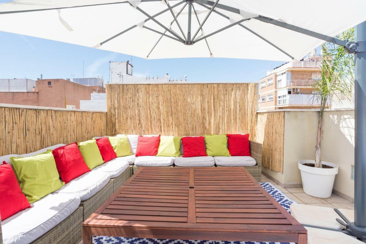 Ma1A-Apt With Rooftops With Palms Close To Old Town Màlaga Exteriér fotografie